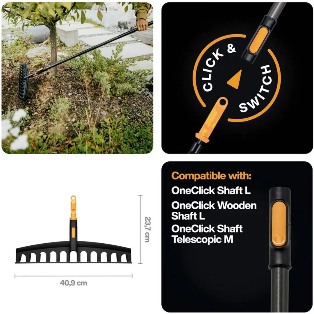 Fiskars Hark Werkbreedte 409mm - afbeelding 3 van 3