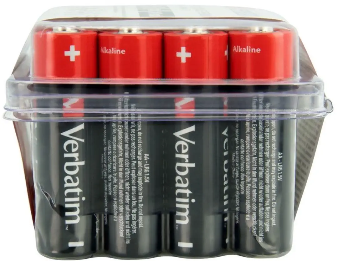 Verbatim AA Oplaadbare Batterij 2000mAh - 24 Stuks
