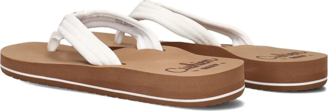 Reef Cushion Breezecloud Dames Teenslipper - Cognac/Wit - Maat 36 - afbeelding 3 van 6