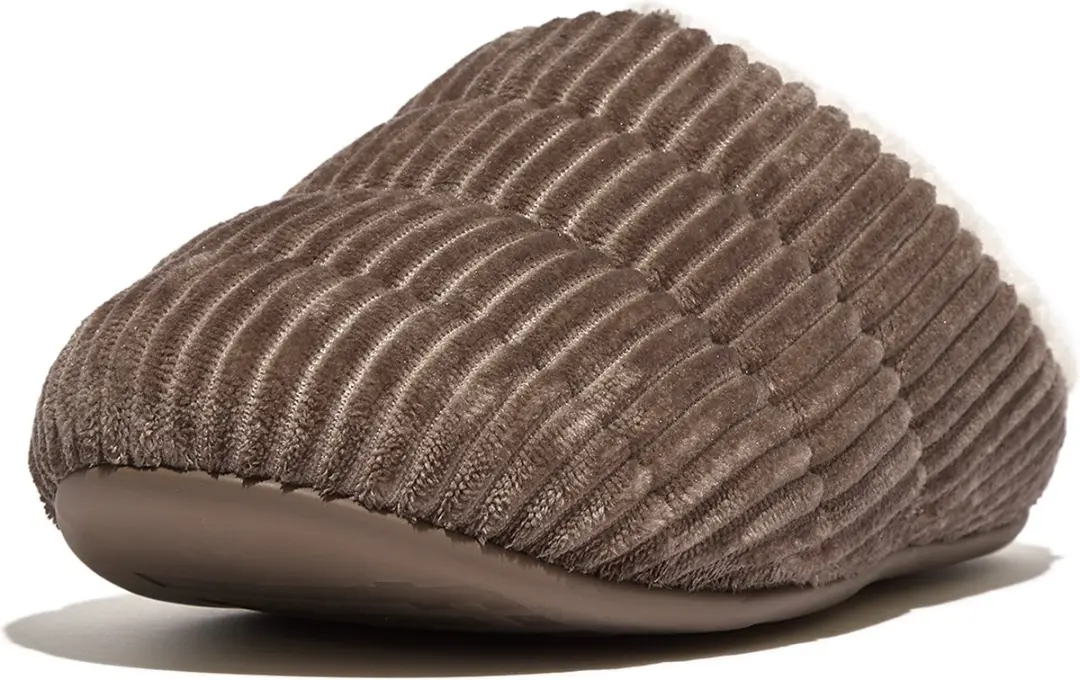 FitFlop Chrissie Corduroy Pantoffels/Sloffen GRIJS