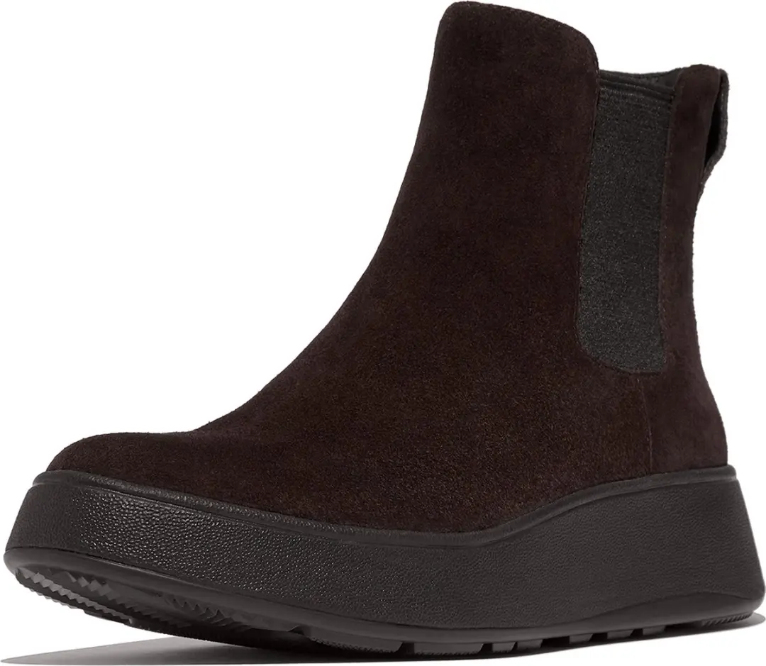 FitFlop FitFlop F-Mode Suede Flatform Chelsea Boots BRUIN