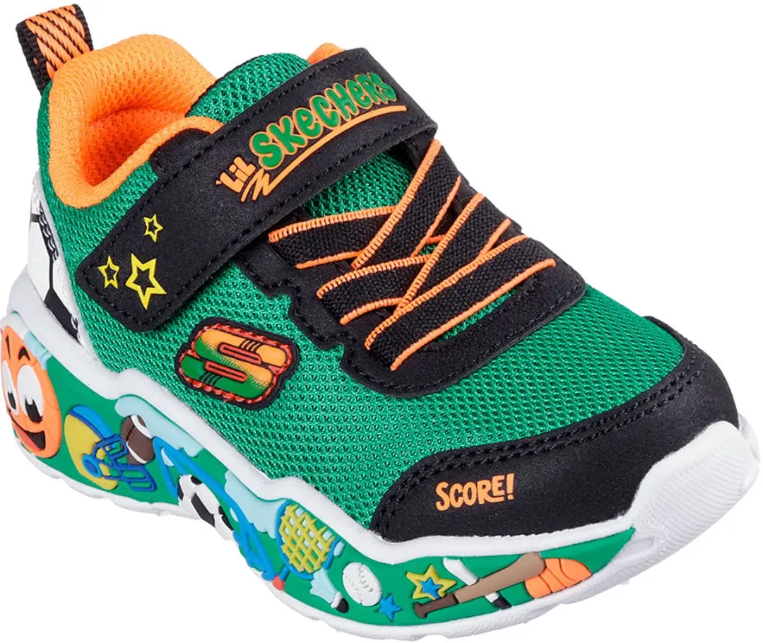 Skechers Play Scene 407312N-GRMT Schoenen - Maat 22 - Groen - afbeelding 3 van 6