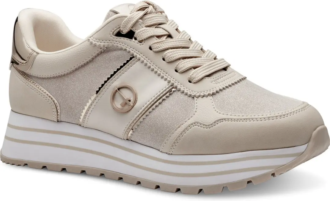 Tamaris Essential 107541 Sneakers - Dames 38 Beige - afbeelding 3 van 6