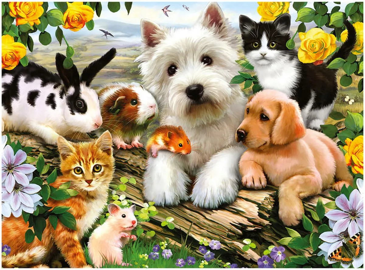 Ravensburger Dierenvriendjes Legpuzzel 300 Stuks - Multicolor