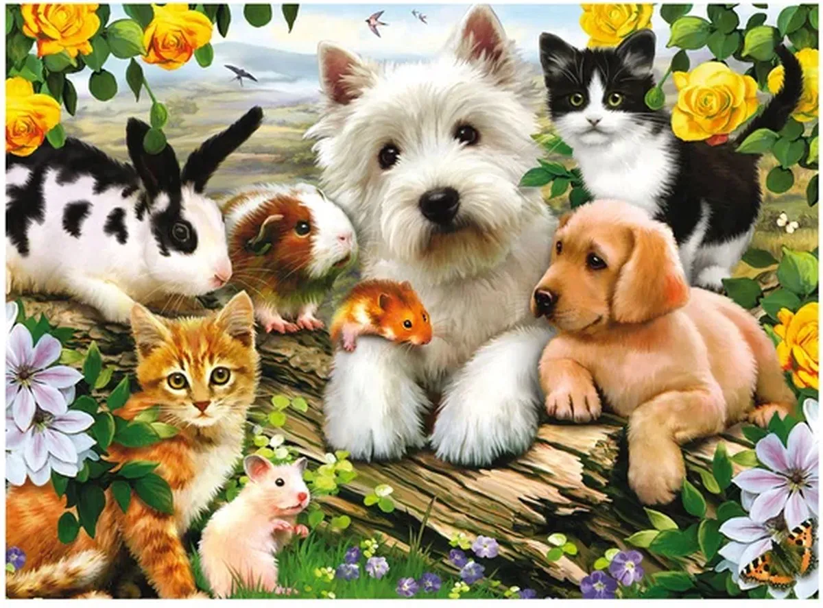 Ravensburger Dierenvriendjes Legpuzzel 300 Stuks - Multicolor