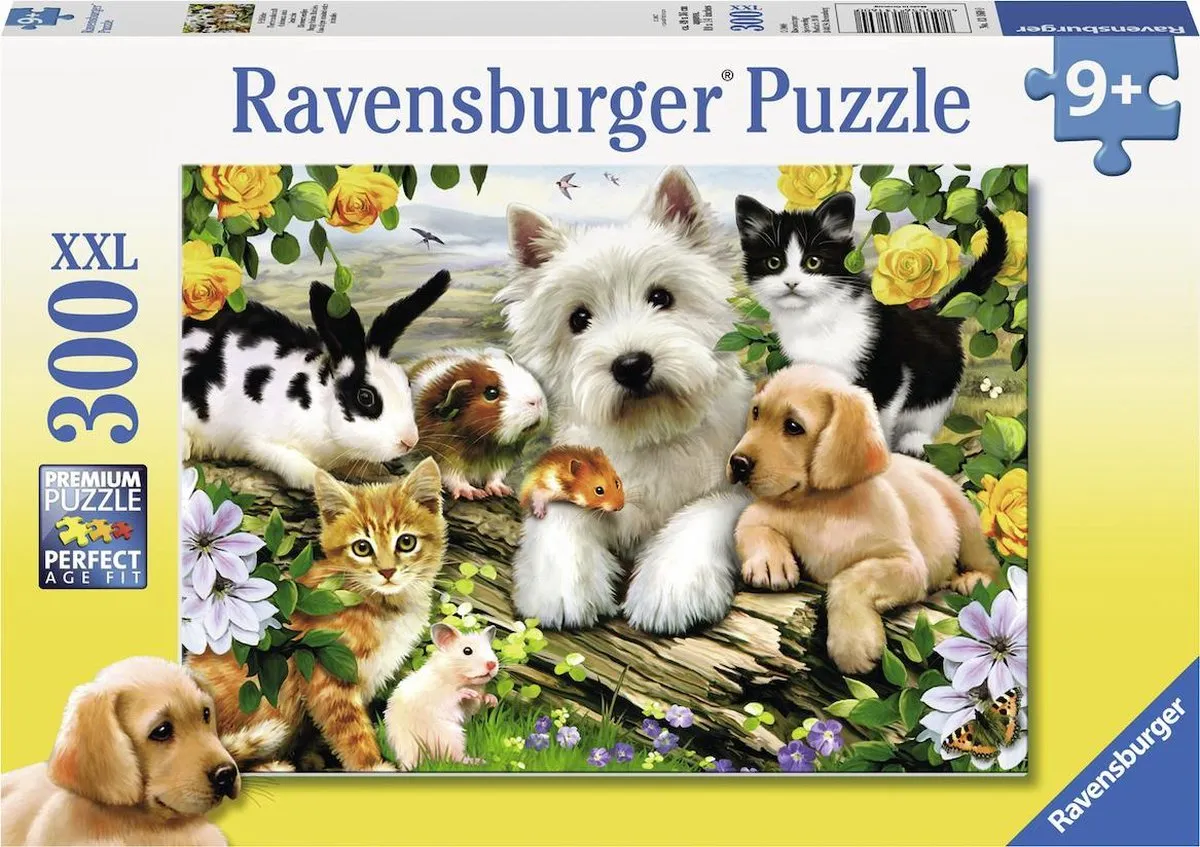 Ravensburger Dierenvriendjes Legpuzzel 300 Stuks - Multicolor