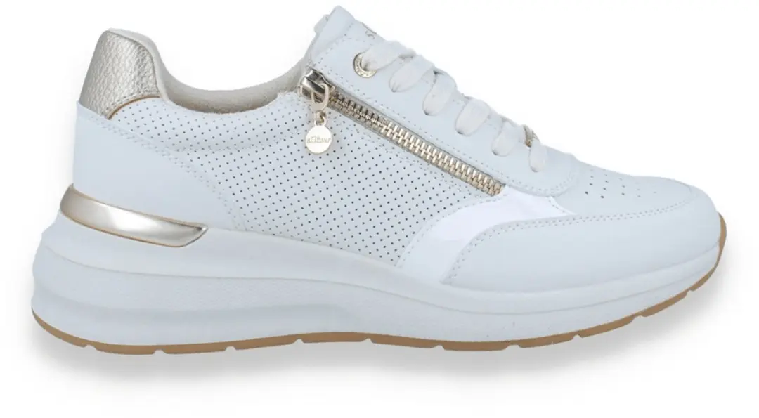 S.oliver Dames Sneaker Beige/champagne