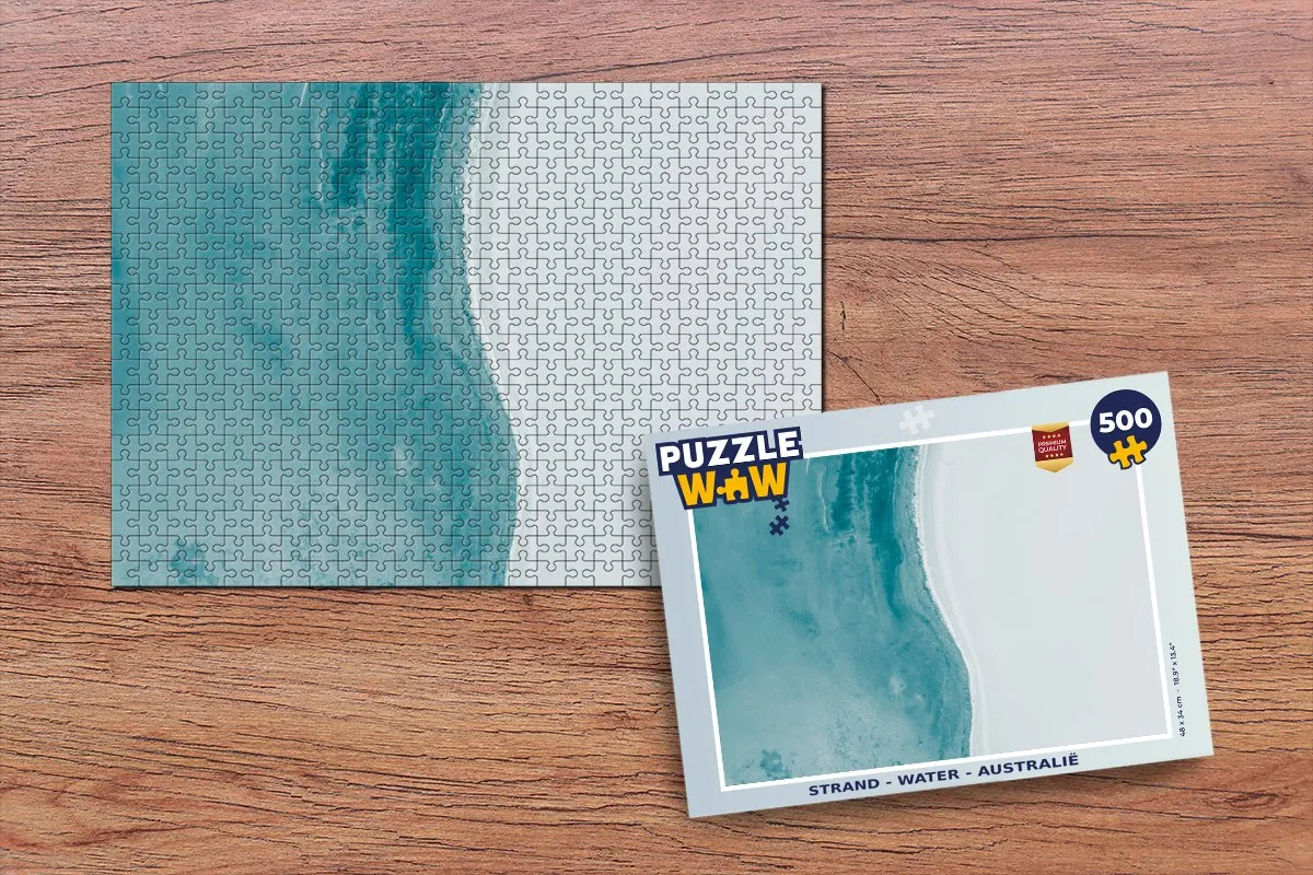 PuzzleWow Legpuzzel Australië 500 Stuks - Multicolor