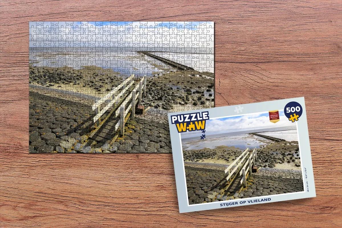 PuzzleWow Stijger op Vlieland Legpuzzel 500 Stuks - Multicolor