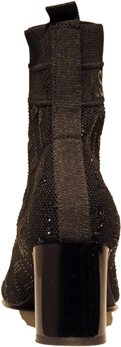 La Strada Enkellaars Knitted - Zwart - Maat 41 - afbeelding 4 van 6