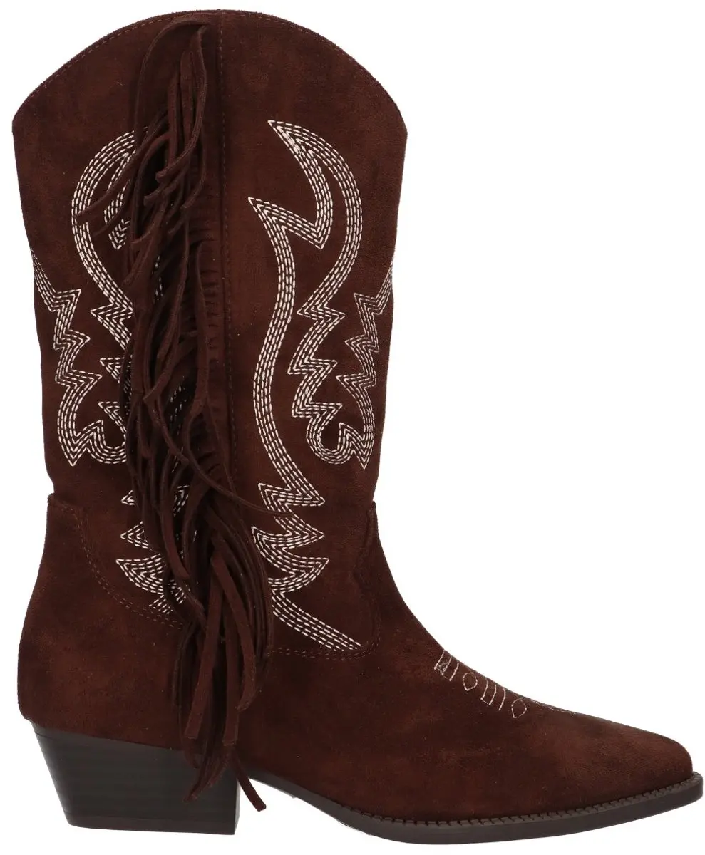 La Strada Western Bootie Bruin Textiel