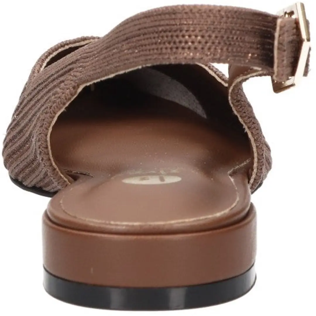La Strada Slingback Bruin Knitted