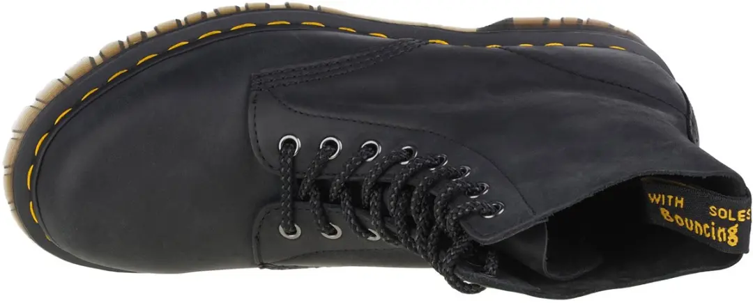 Dr. Martens 1460 Pascal Waxed Leather Laarzen - Zwart - Maat 46 - afbeelding 4 van 6