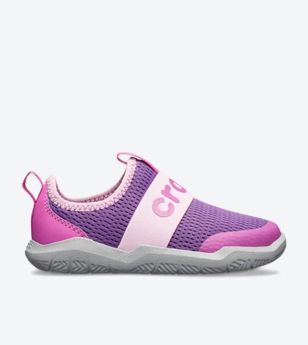 Crocs Swiftwater Easyon Logo Shoe Violet Maat 32/33 US J1
