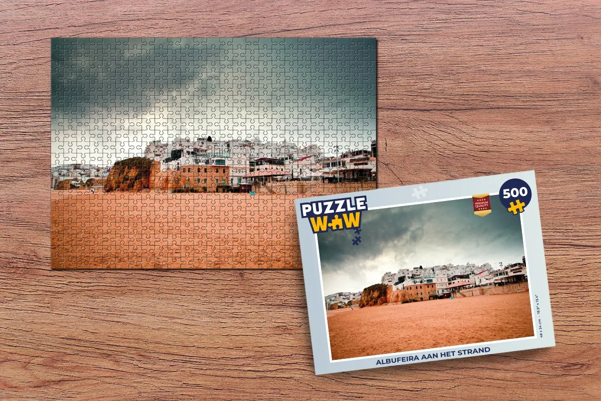 PuzzleWow Albufeira Legpuzzel 500 Stuks - Multicolor