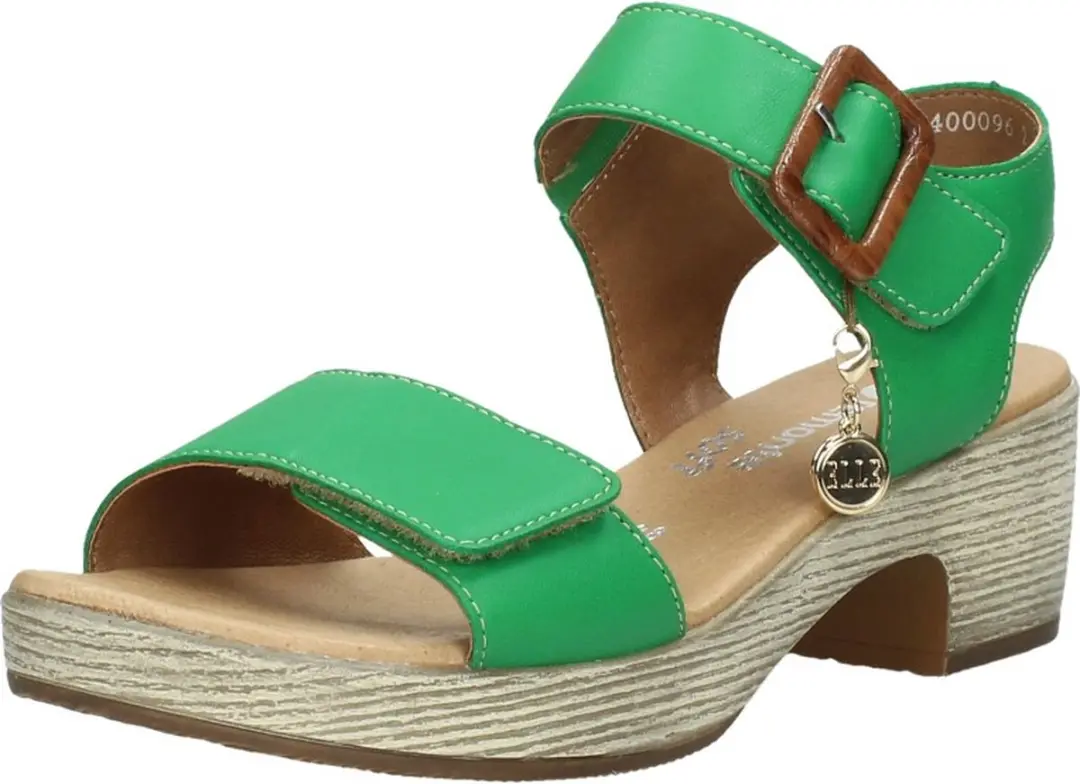 Remonte Sandalen Hak Sandalen Hak - Groen - Maat 37 - afbeelding 3 van 6