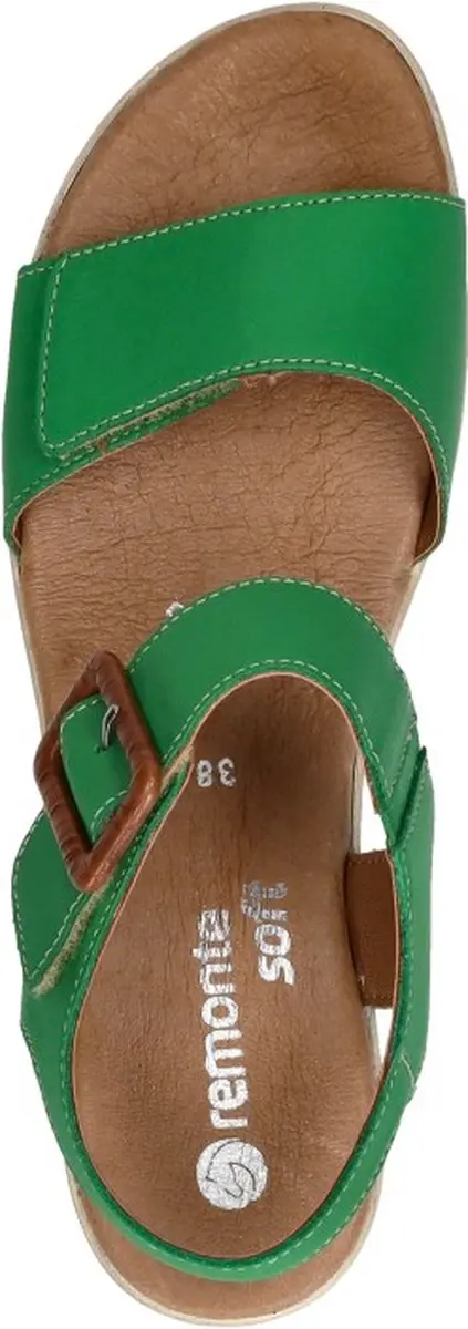 Remonte Sandalen Hak Sandalen Hak - Groen - Maat 37 - afbeelding 4 van 6