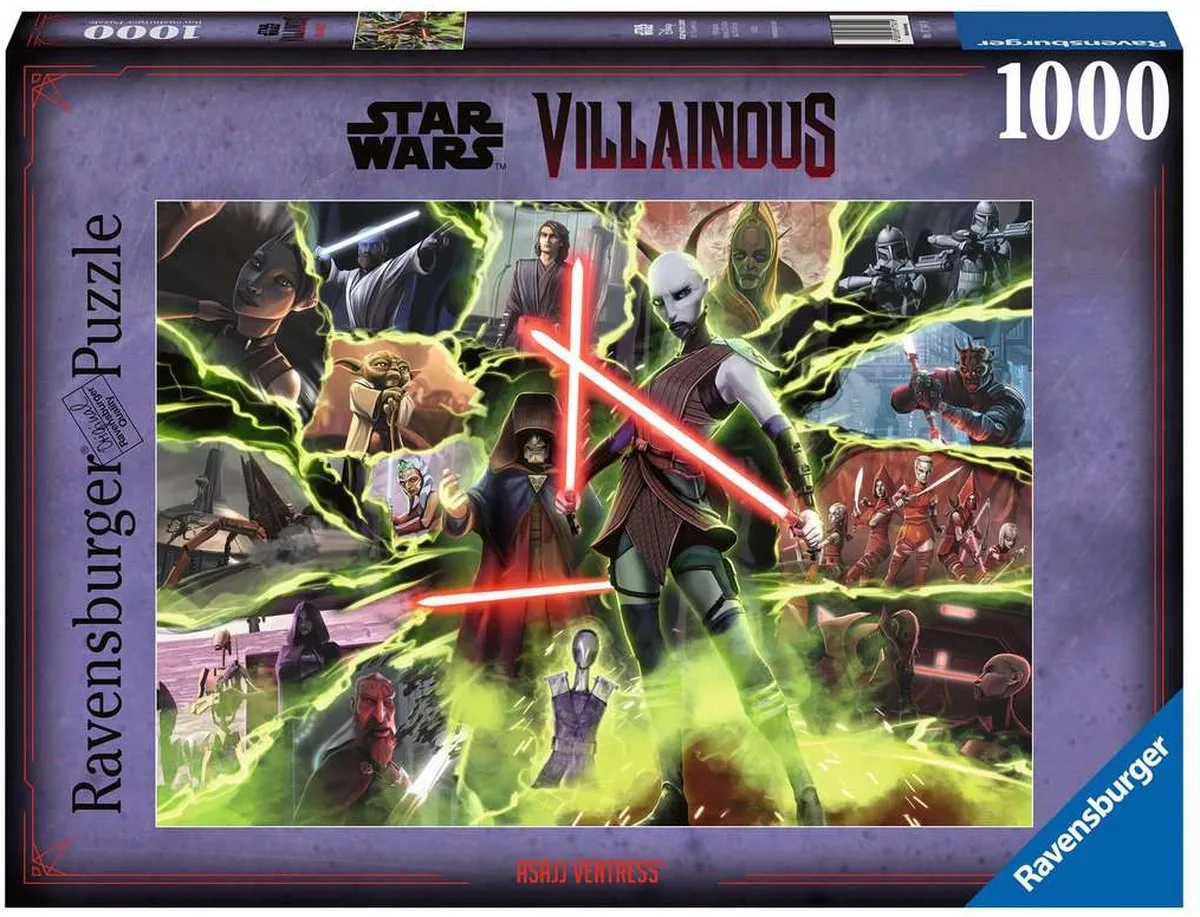 Ravensburger Star Wars Villainous Asajj Ventress Legpuzzel 1000 Stuks