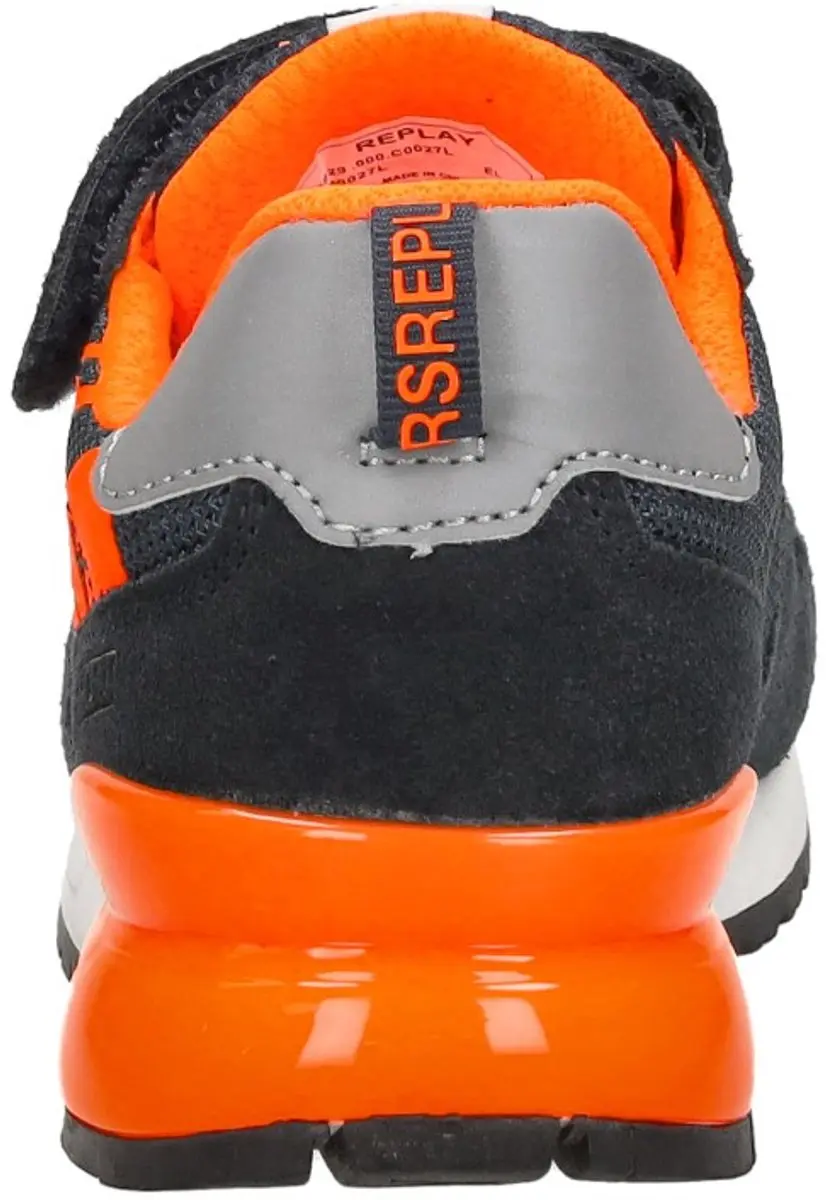 Replay Shoot Jr11 Sneakers Jongens - Leren Sneaker - Blauw - Maat 30 - afbeelding 6 van 6