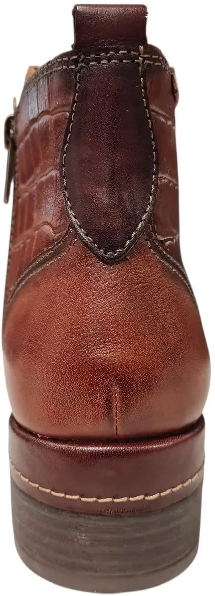 Pikolinos Malaga W6W-8968C1 Dames Enkellaars - Cognac - Maat 42