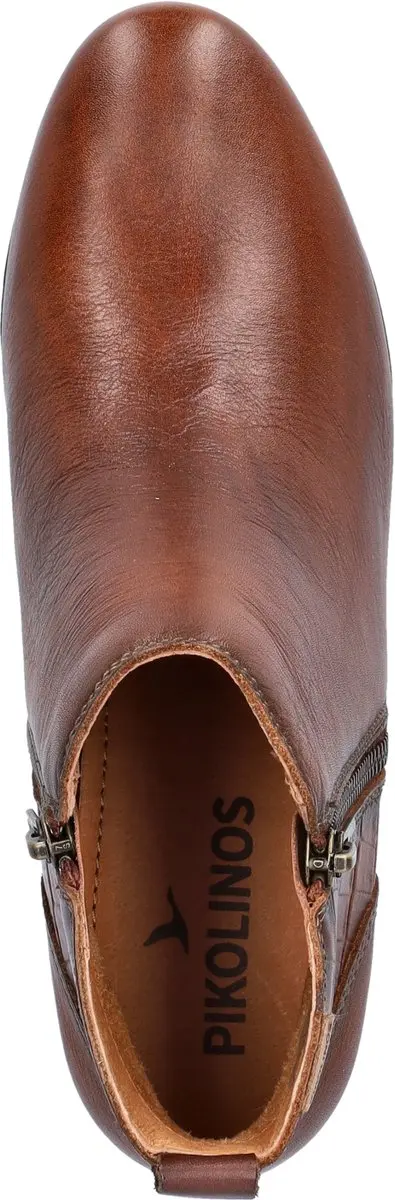Pikolinos Malaga W6W-8968C1 Dames Enkellaars - Cognac - Maat 42