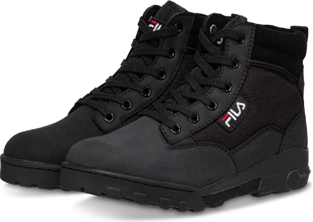 Fila Damen Grunge II Mid Outdoor Schoen - 41 - Zwart - afbeelding 2 van 3