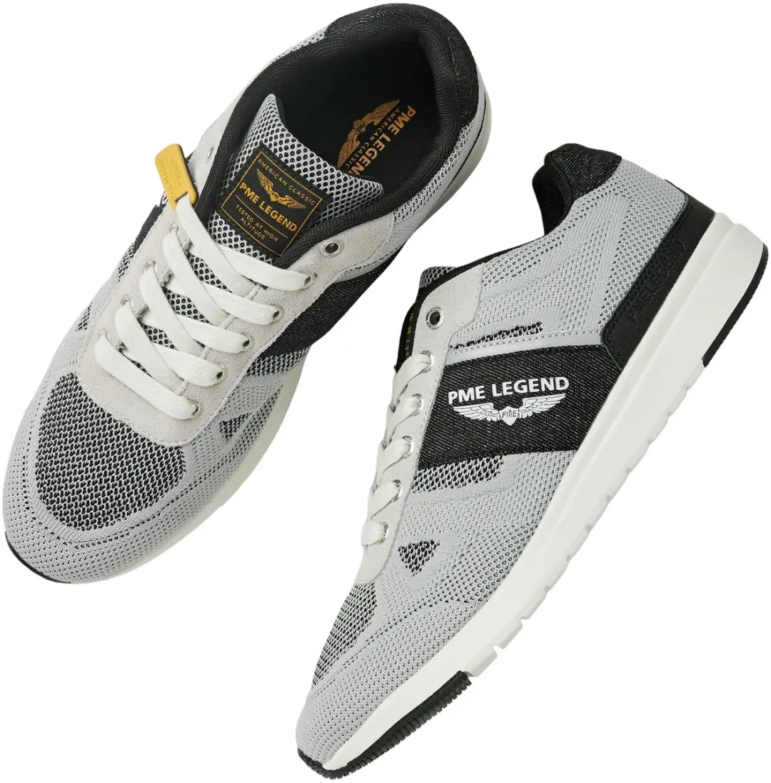 PME Legend Dornierer Heren Sneakers - Grijs - Maat 44 - afbeelding 3 van 6