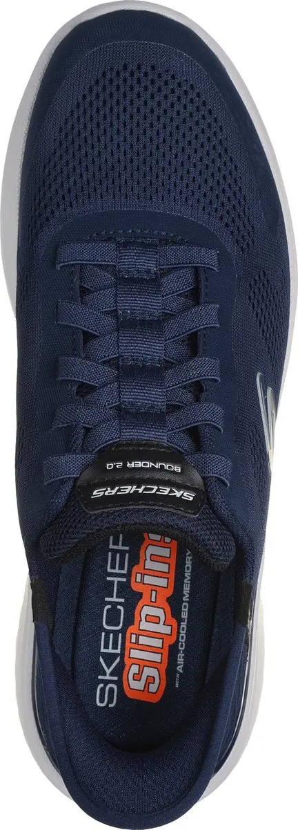 Skechers BOUNDER 2.0 EMERGED Heren Sneakers - Navy - afbeelding 5 van 6