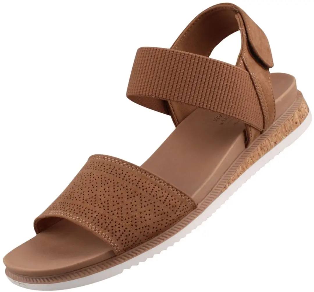 Skechers BOBS Desert Kiss Low Dames Sandalen - Bruin - afbeelding 6 van 6