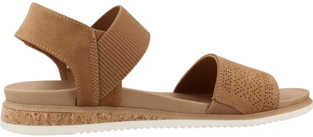 Skechers BOBS Desert Kiss Low Dames Sandalen - Bruin - afbeelding 2 van 6