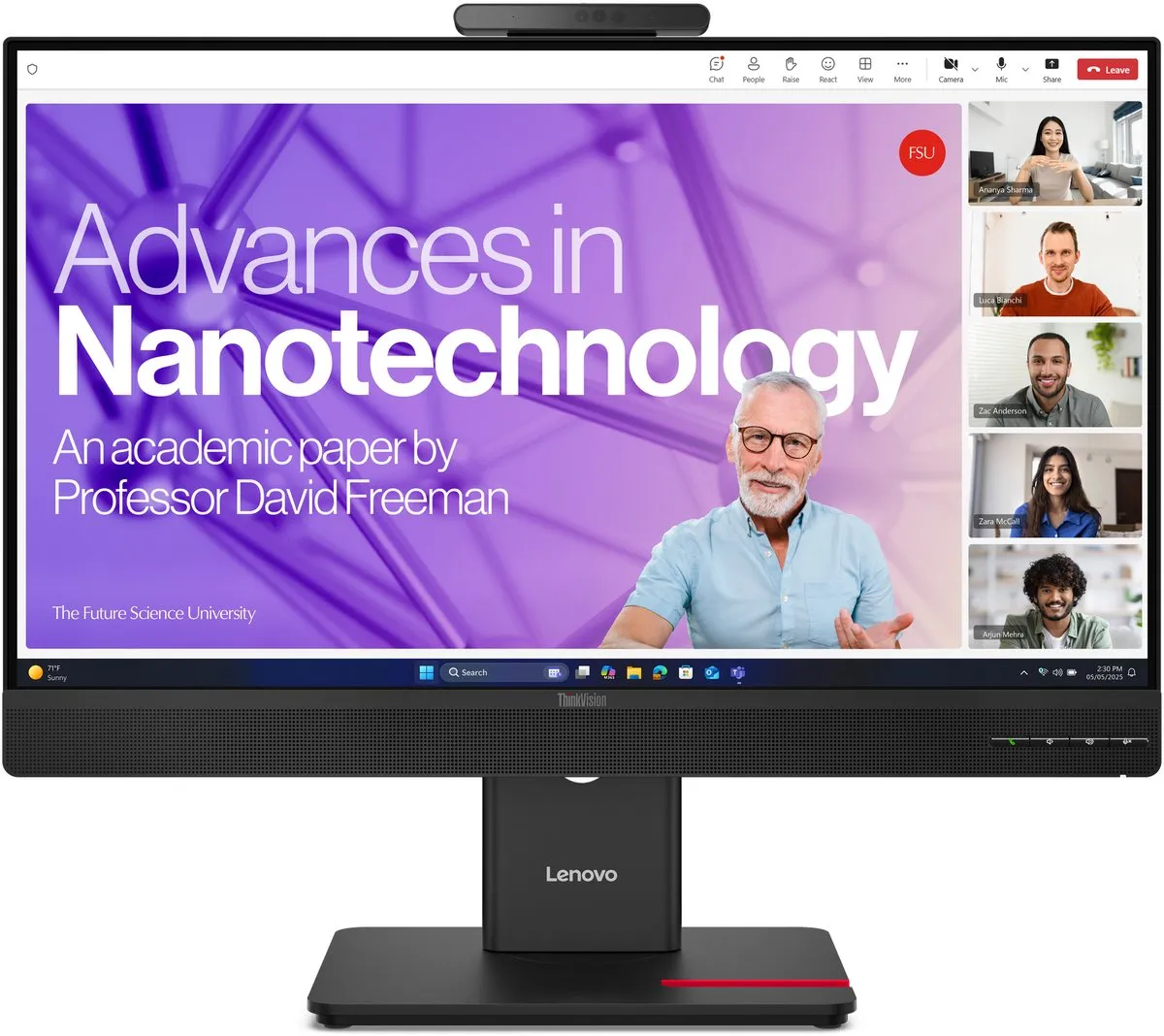 Lenovo ThinkVision T27QD-4v Monitor 27" QHD