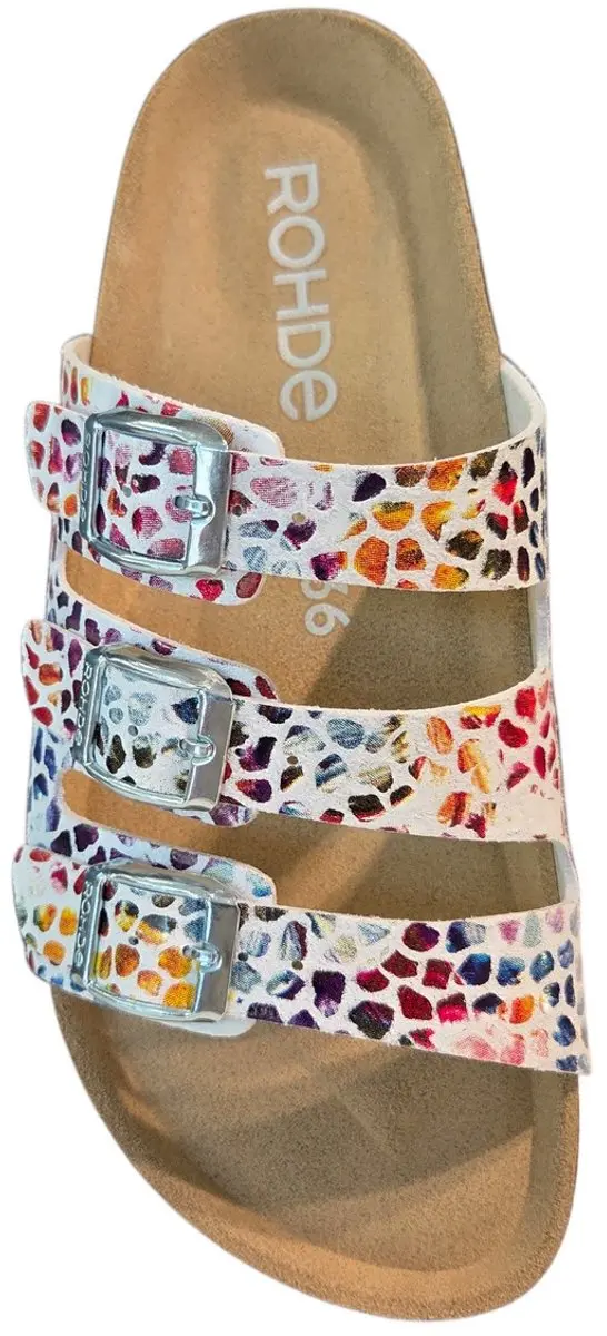 Rohde 5620 08 Slippers Dames - Wit Multi - 38 - afbeelding 3 van 6