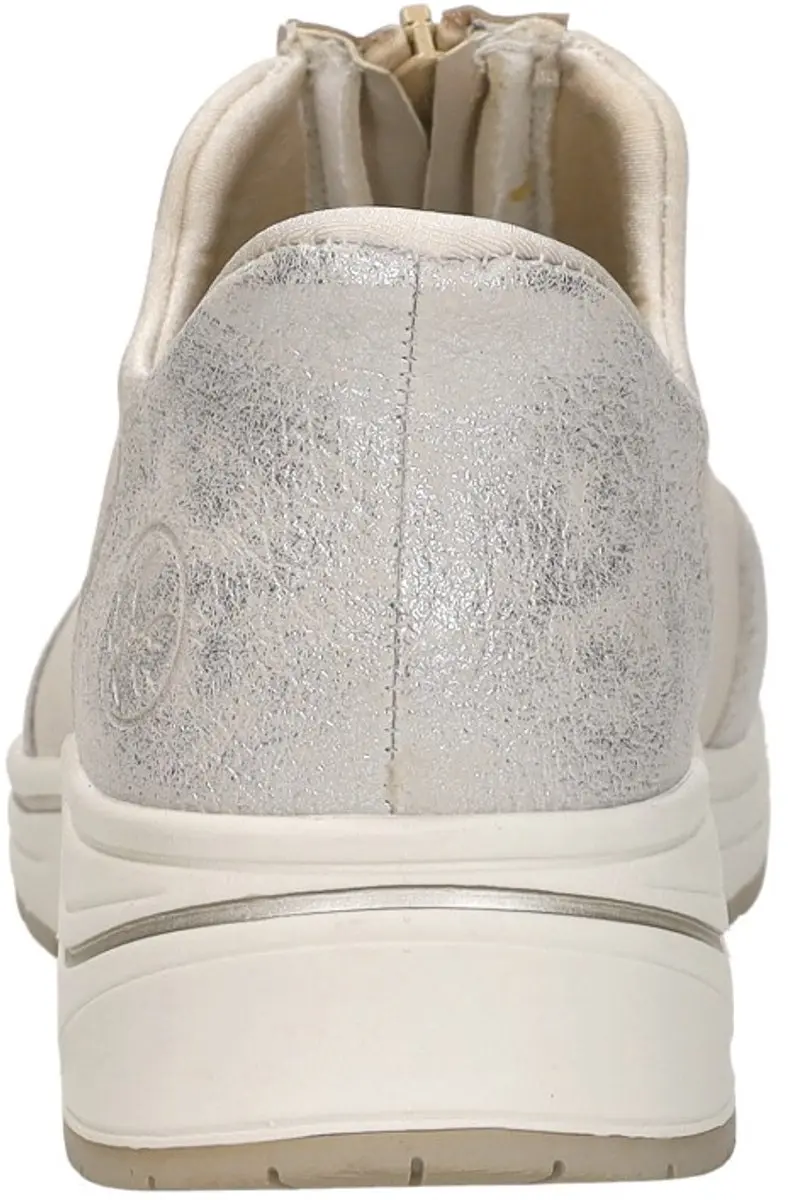 Rieker Dames Sneaker Rits N9553 Beige - Maat 41 - afbeelding 6 van 6