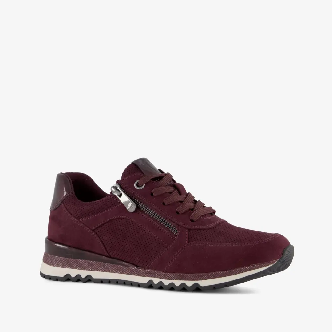 Marco Tozzi dames sneakers bordeaux