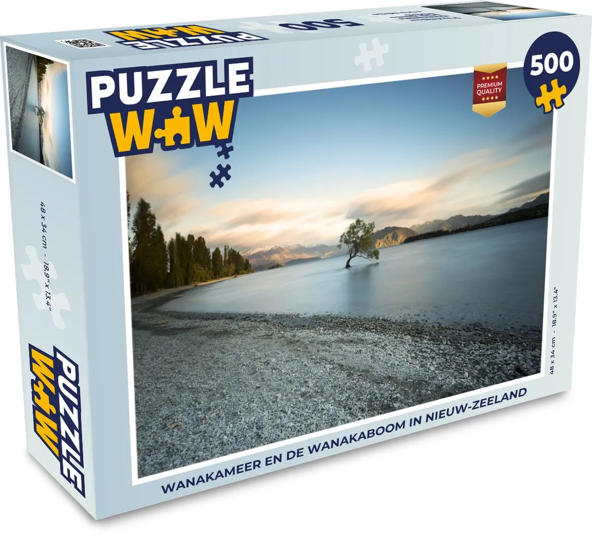 PuzzleWow Boom Steen Legpuzzel 500 Stuks - Multicolor