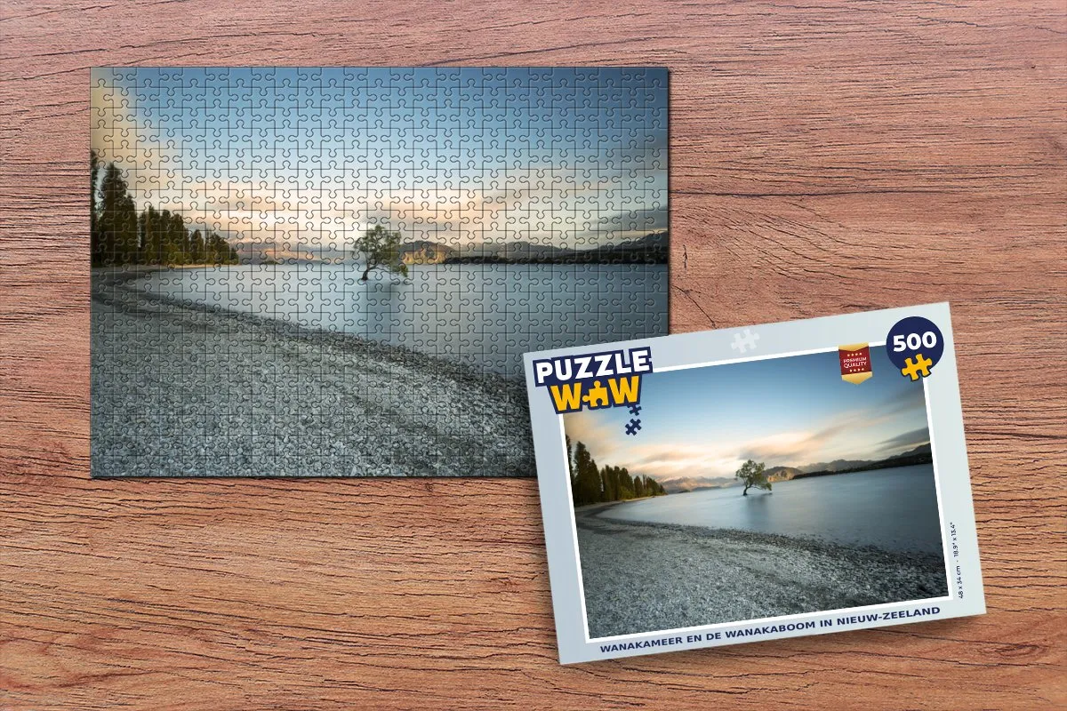 PuzzleWow Boom Steen Legpuzzel 500 Stuks - Multicolor