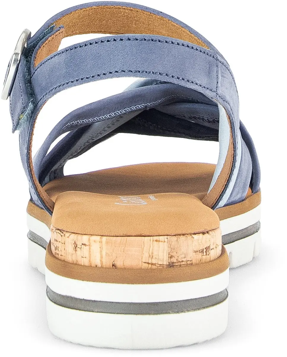 Gabor Damen Sandalette Rhodos in blau