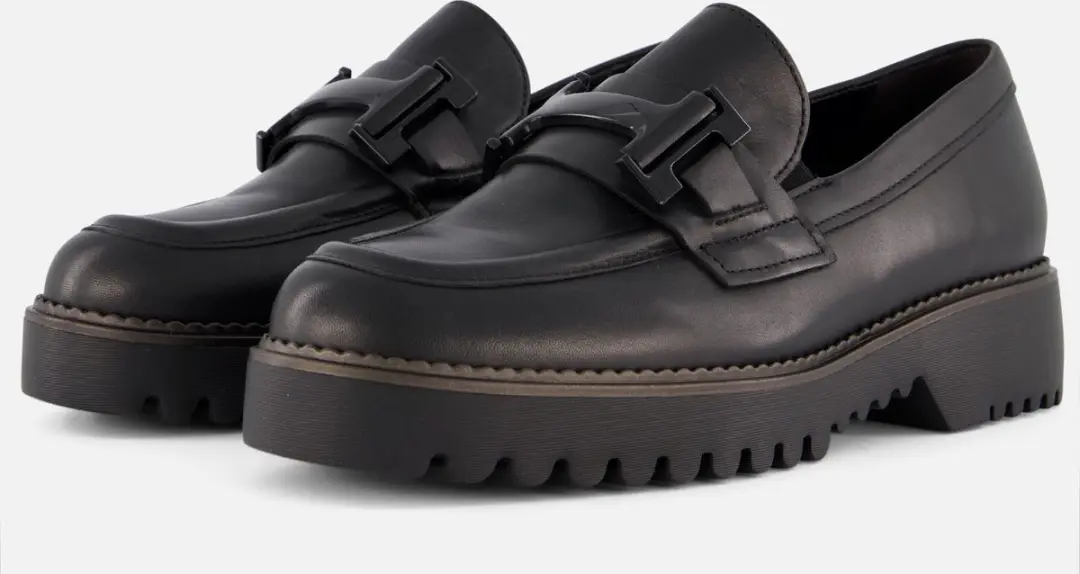 Gabor Loafers zwart Leer - Dames - Maat 40