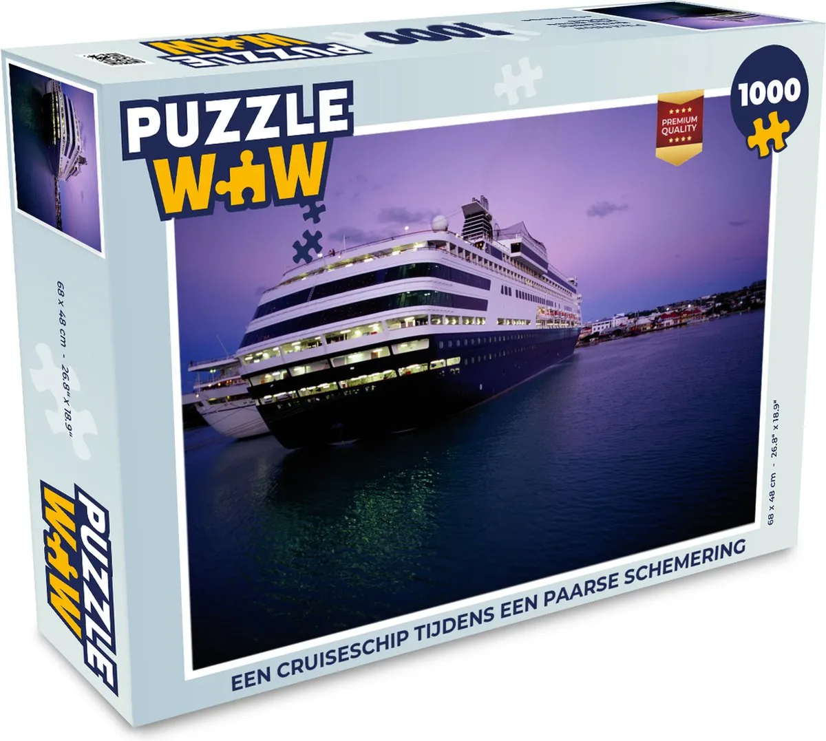 PuzzleWow Legpuzzel 1000 Stuks - Multicolor