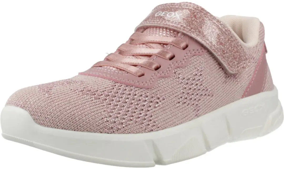 GEOX Aril Meisjes Sneakers - Maat 25 - Lichtroze - afbeelding 3 van 6