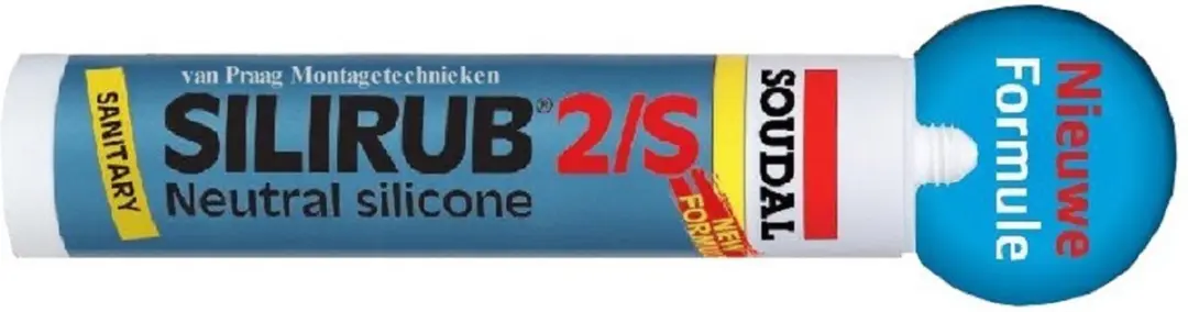 Soudal Silirub 2s Sanitairkit - 300ml - Grijs