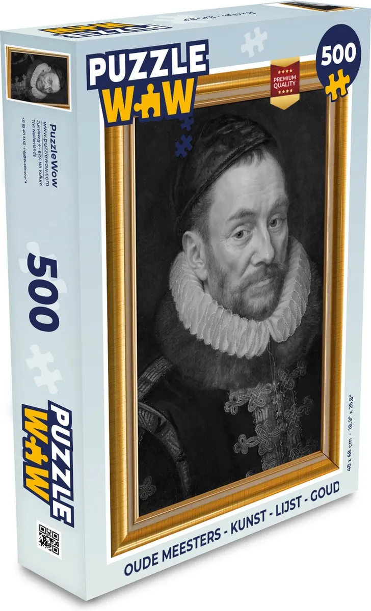 PuzzleWow Oude Meesters Legpuzzel 500 Stuks - Multicolor