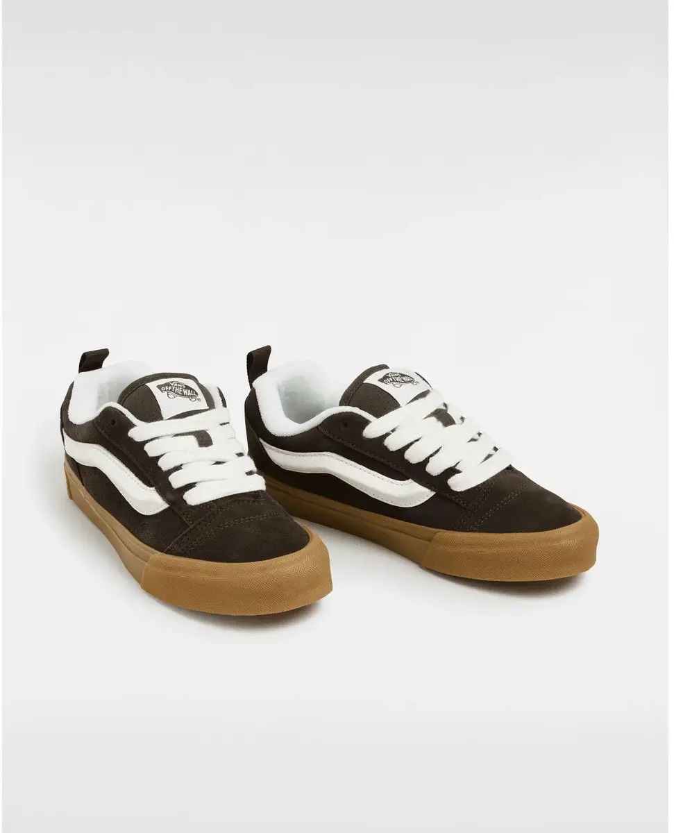 Vans Knu Skool VN000CS0D4C Sneakers - 42 - Donkerbruin/Wit - afbeelding 3 van 6