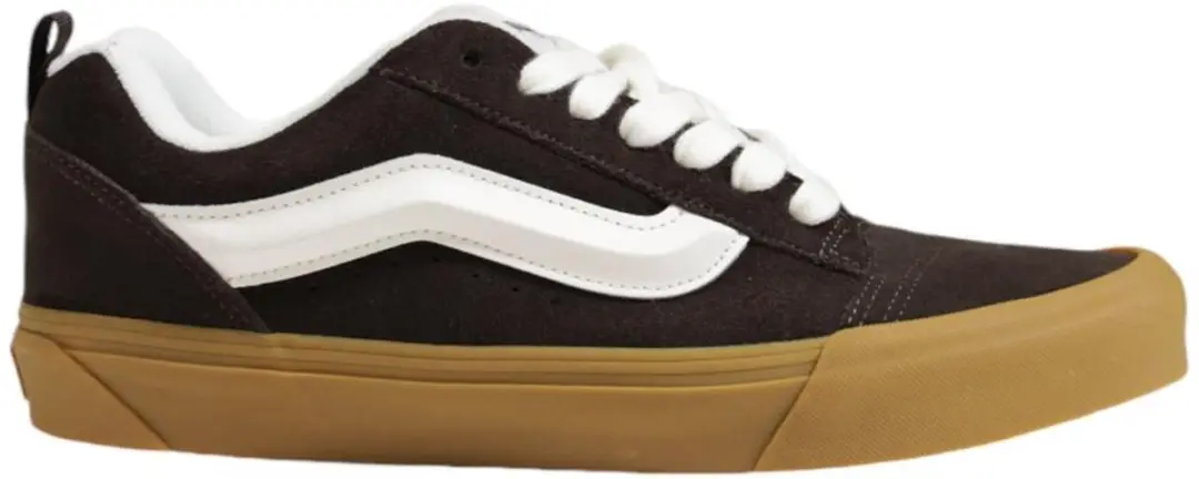 Vans Knu Skool VN000CS0D4C Sneakers - 42 - Donkerbruin/Wit - afbeelding 2 van 6