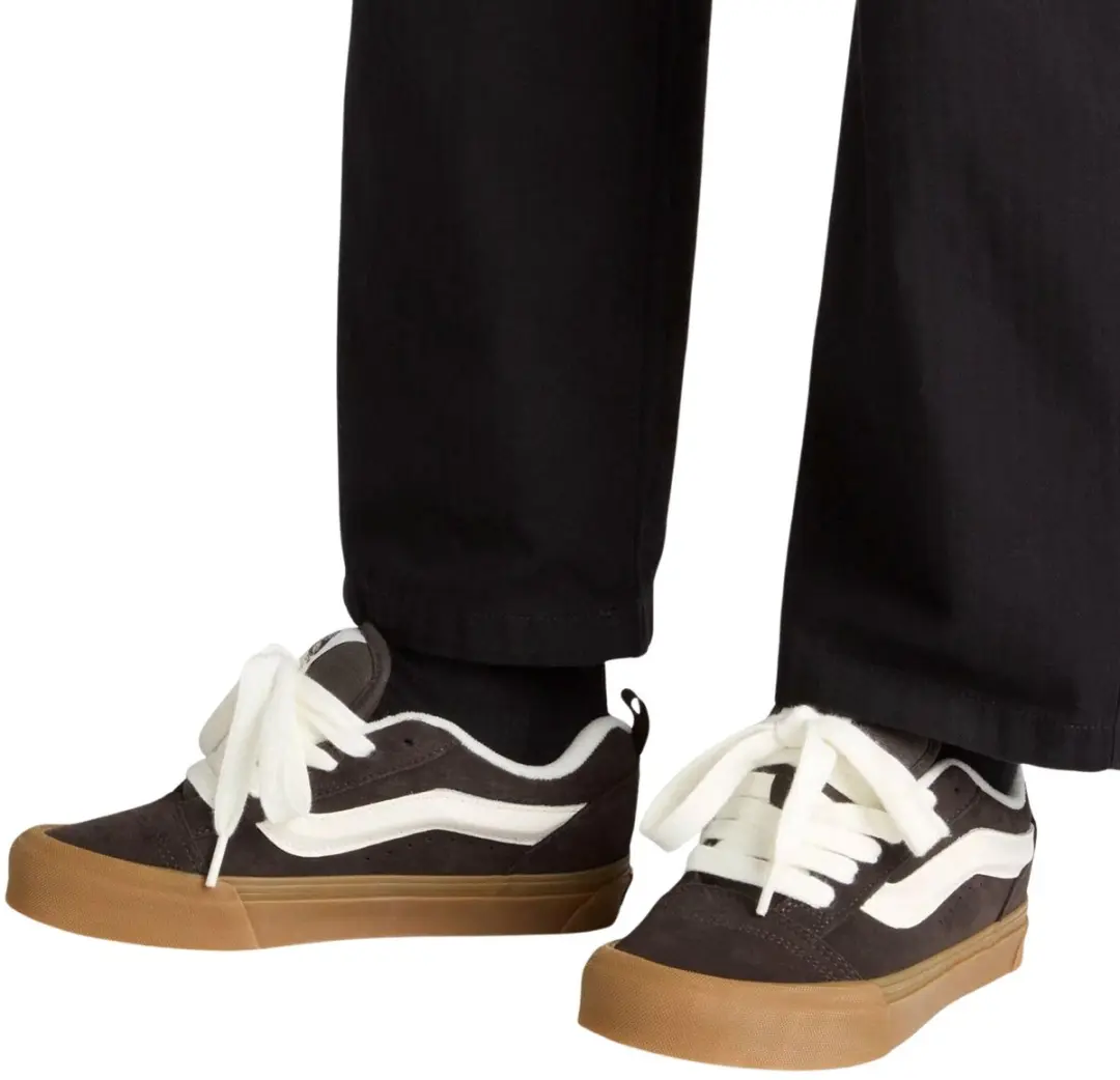 Vans Knu Skool VN000CS0D4C Sneakers - 42 - Donkerbruin/Wit - afbeelding 4 van 6
