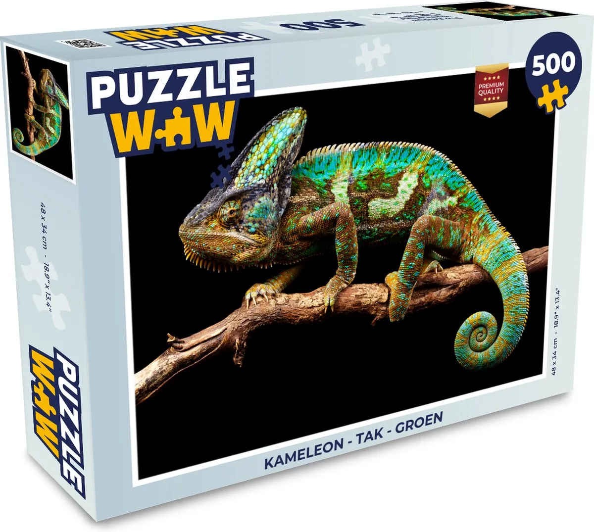 PuzzleWow Kameleon Tak Legpuzzel 500 Stuks