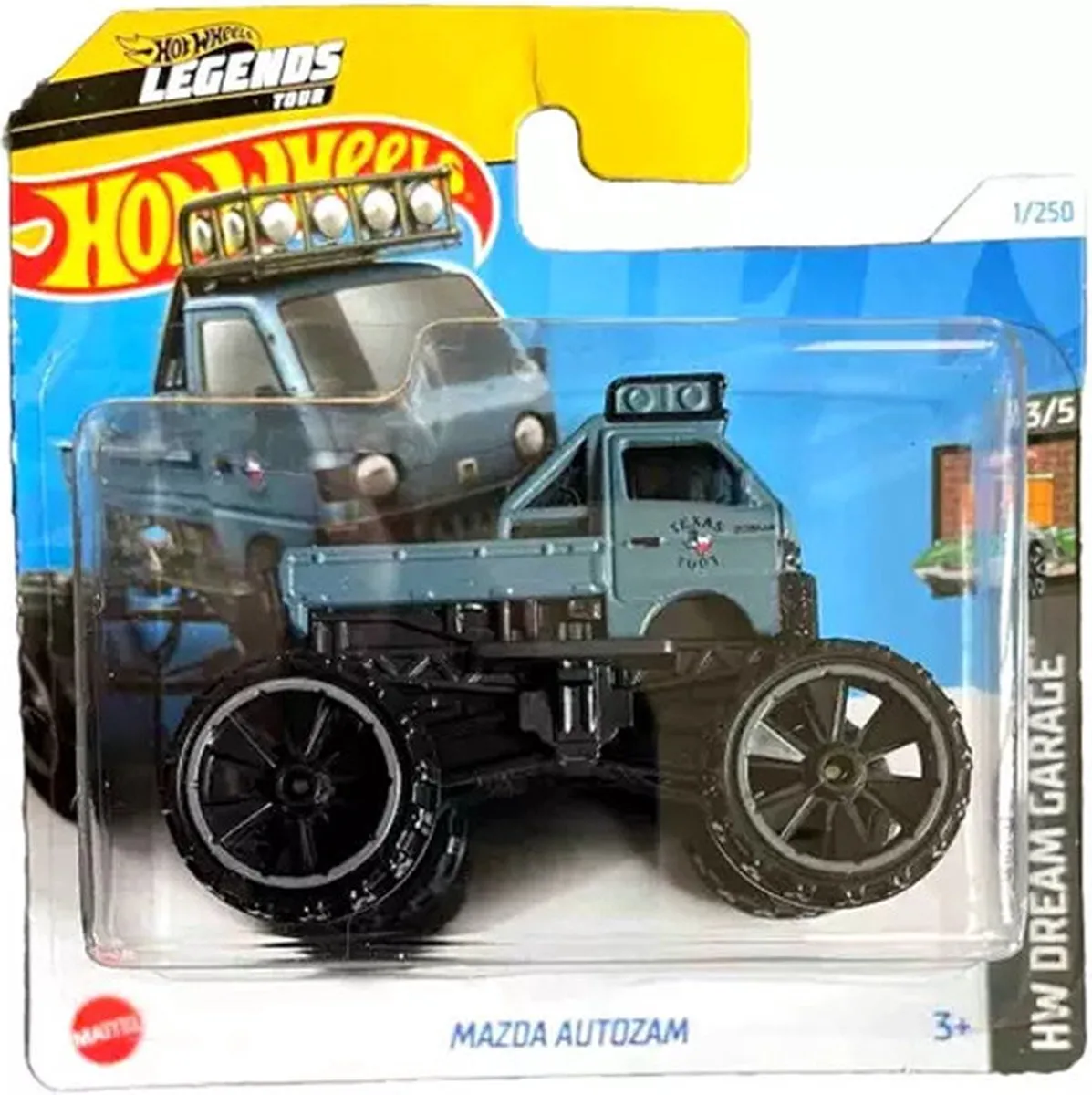 Hot Wheels Mazda Autozam Matt Blue 1:64