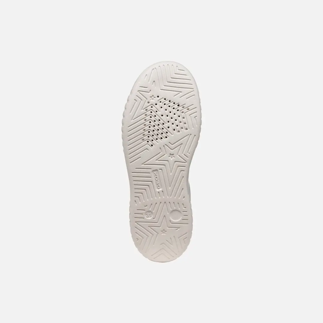Geox Mikiroshi Meisjes Sneakers - Wit/Roségoud - Maat 29 - afbeelding 6 van 6