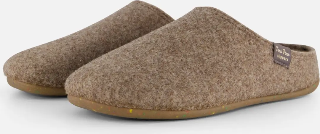 Toni Pons Pantoffels Mona taupe Vilt