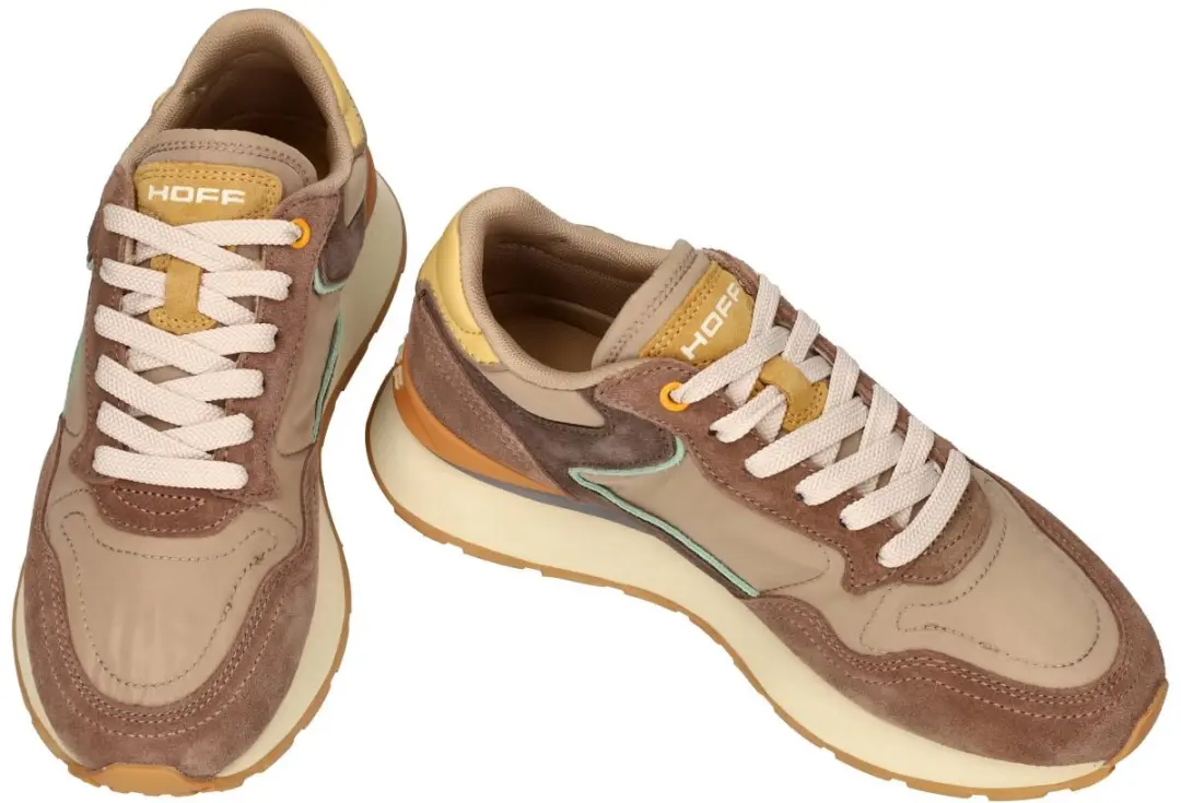 Hoff City Dames Sneakers - Bruin Licht - Maat 37 - afbeelding 3 van 6
